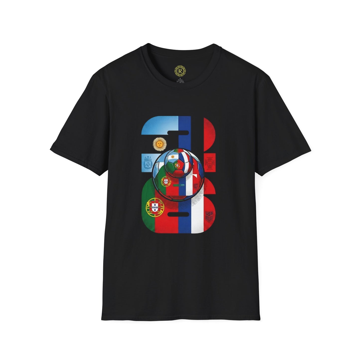 2026 Soccer World Flags T-Shirt | Football Tournament Graphic Tee