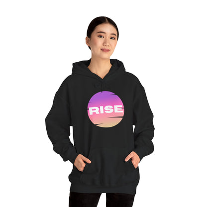 Women's Rise Graphic Hoodie - Cozy & Inspirational Sweatshirt