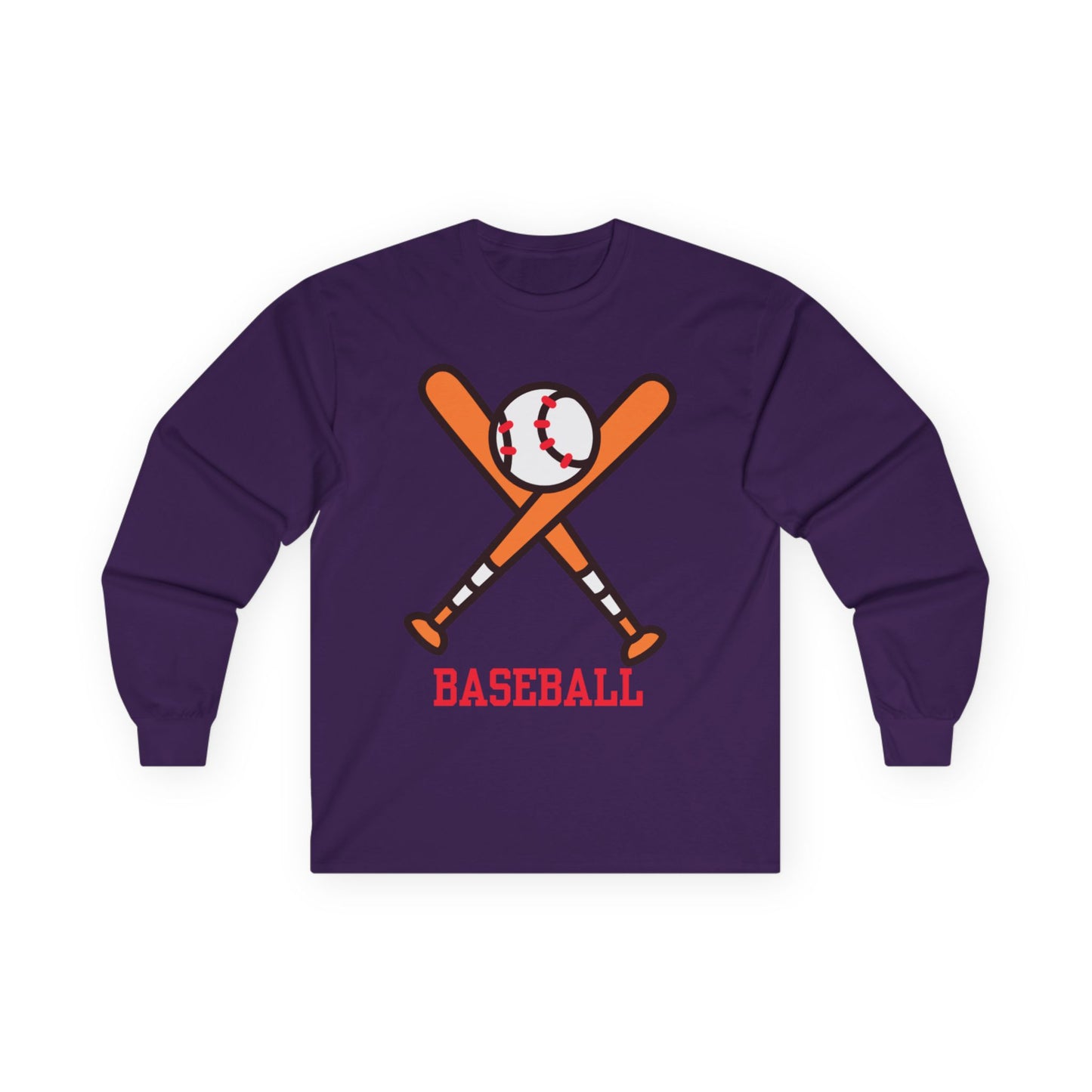 Baseball Theme Long Sleeve Tee