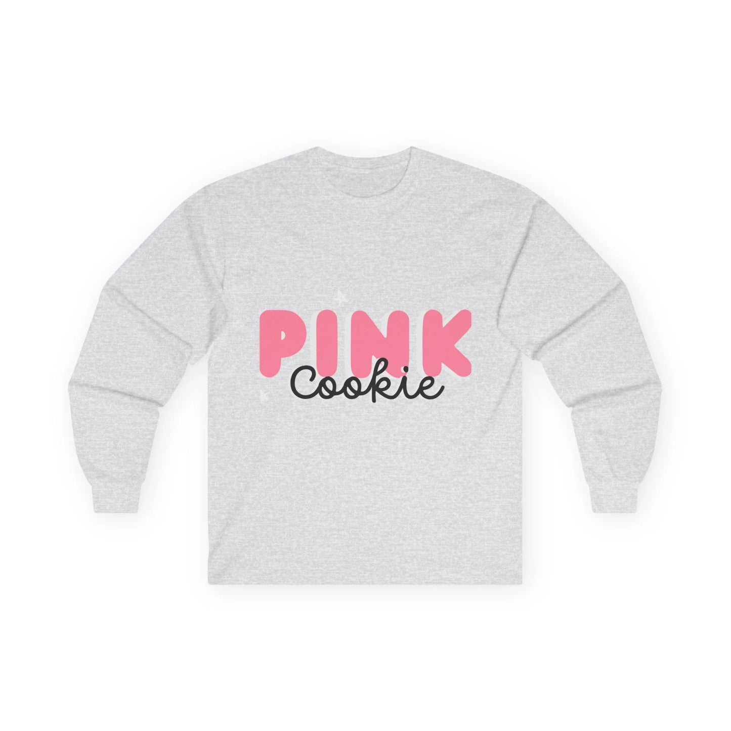 Pink Cookie Long Sleeve Tee - Sweet Treat Vibe - RizQ Life 