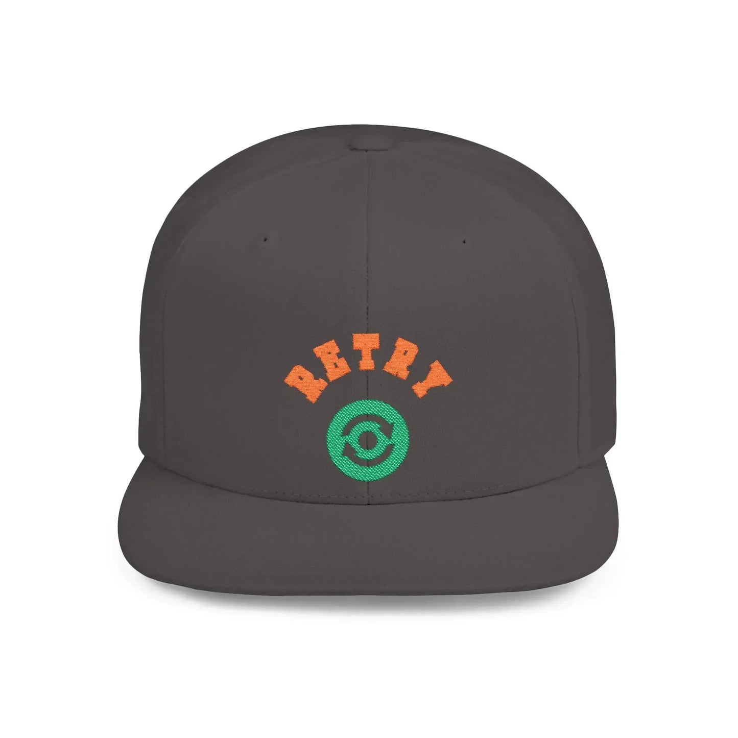 Retry Vintage Flat Bill Snapback Cap – Adjustable streetwear hat for men & women. Ideal gift for casual fashion, festivals, and urban style. - RizQ Life 