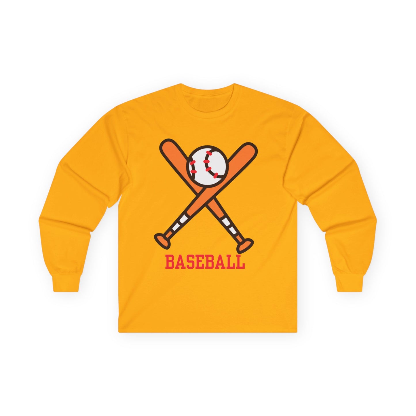 Baseball Theme Long Sleeve Tee