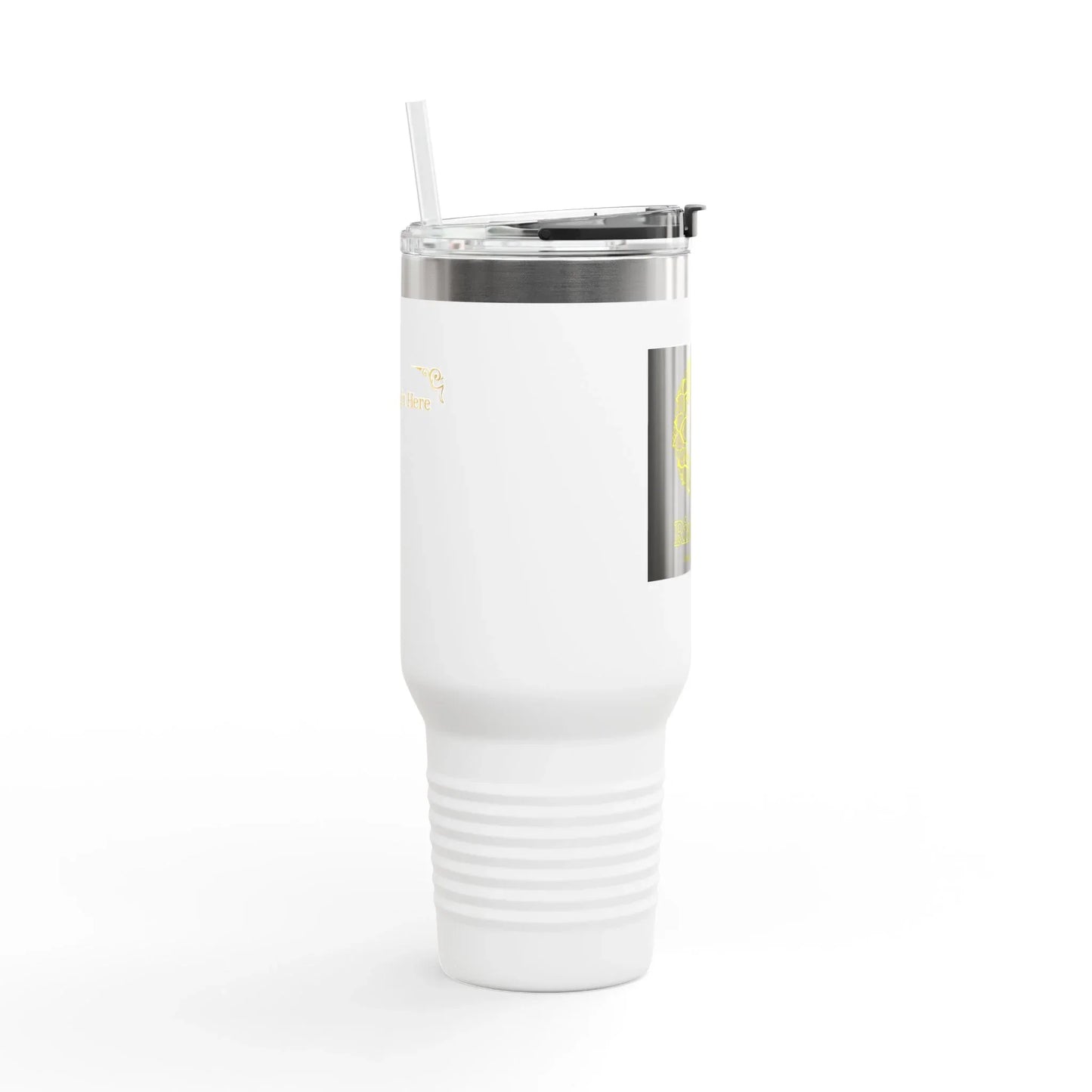 RizQ Life 40oz Insulated Travel Tumbler with Handle