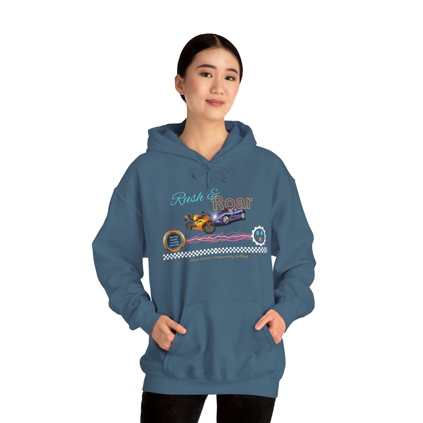 Vintage Car Hoodie - Cool and Cozy Unisex Sweatshirt for Road Trips
