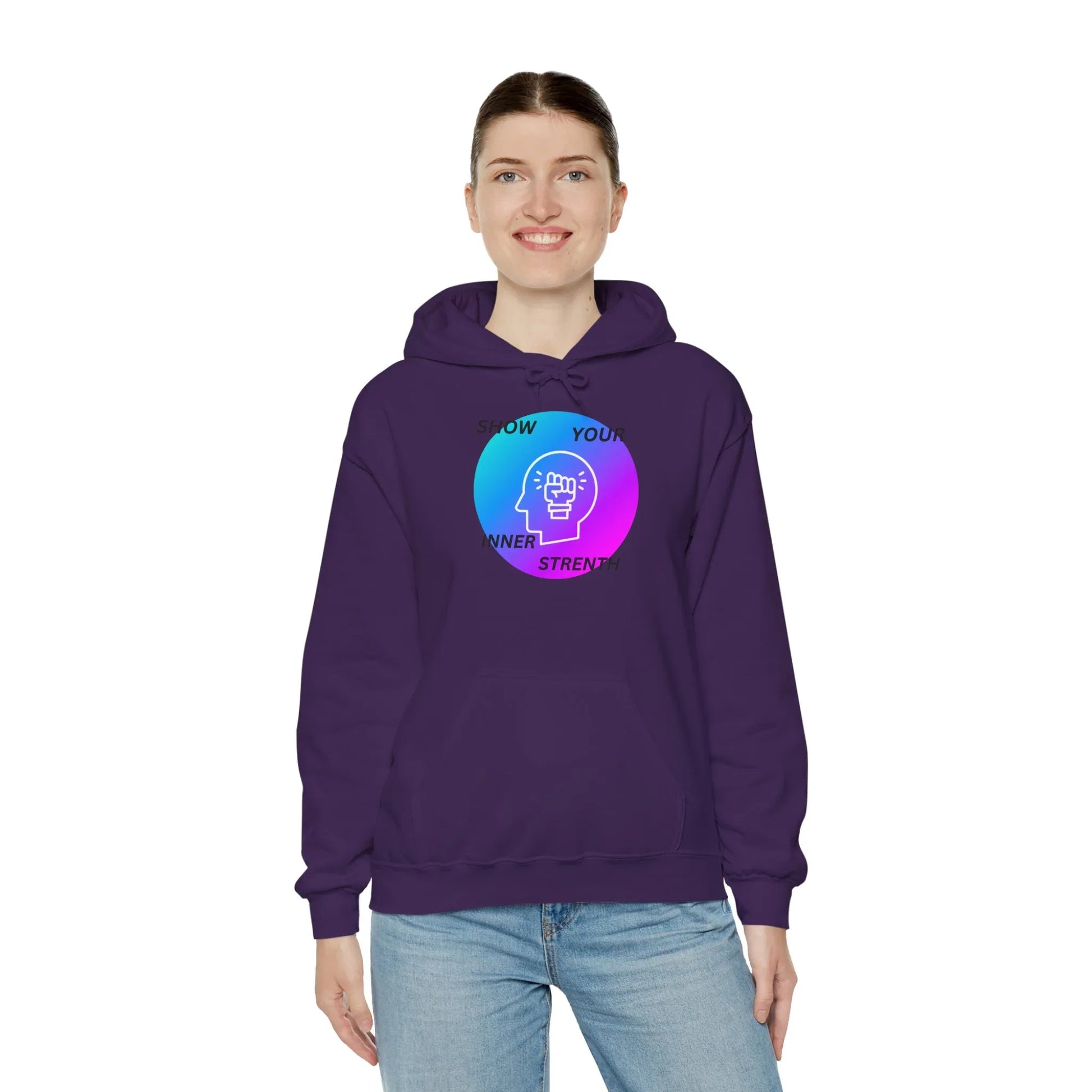 Women's Hoodie Empowerment Motivation Inner Strength Sweatshirt - RizQ Life 