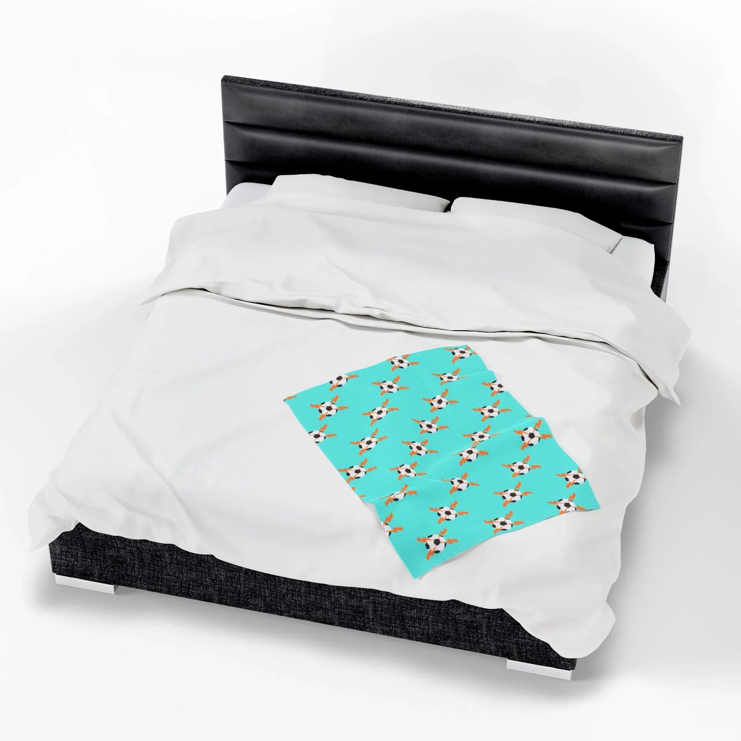 Cozy Soccer Plush Blanket – Soft Throw for Kids, Pets & Sports Fans - RizQ Life 