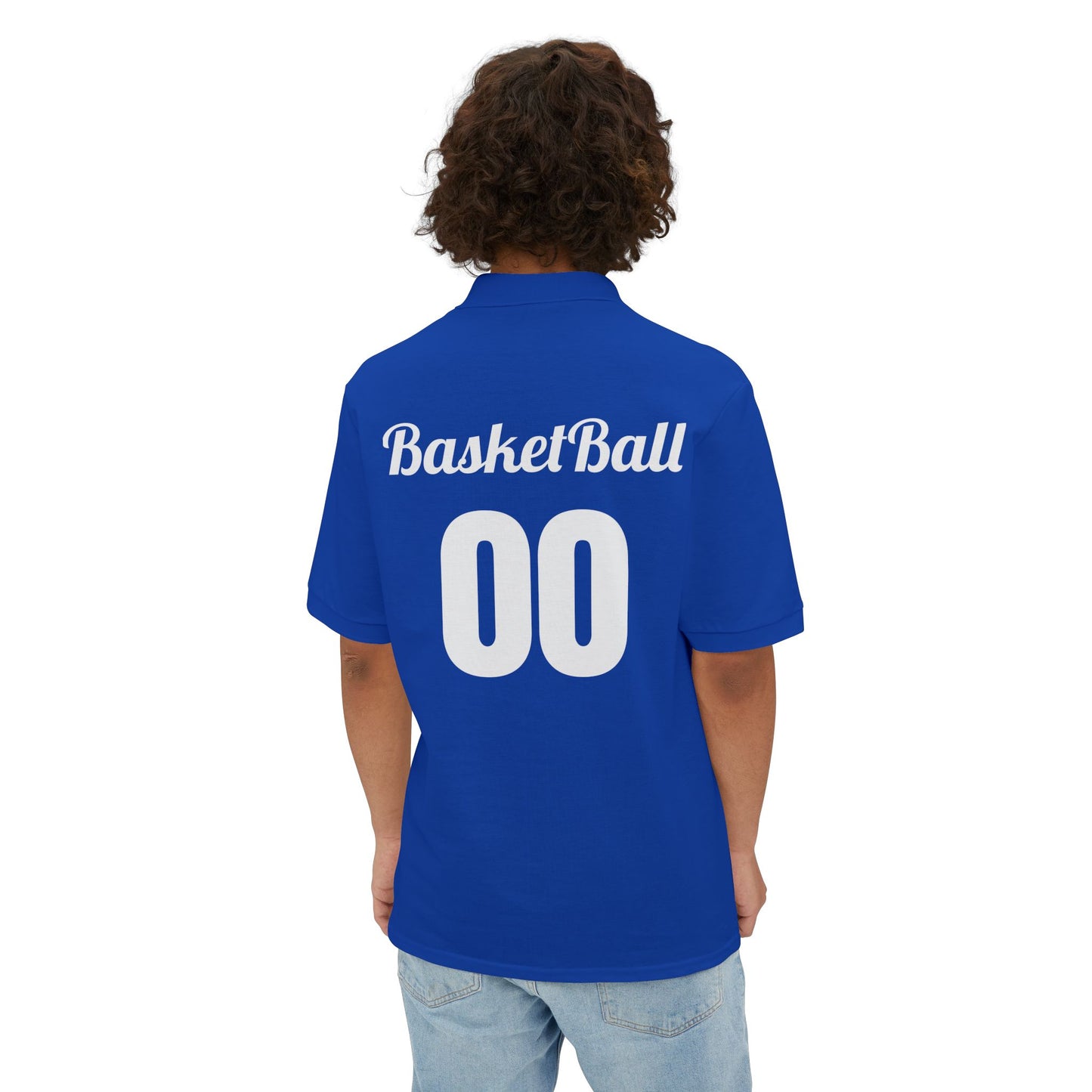 Basketball Pique Polo T- shirt