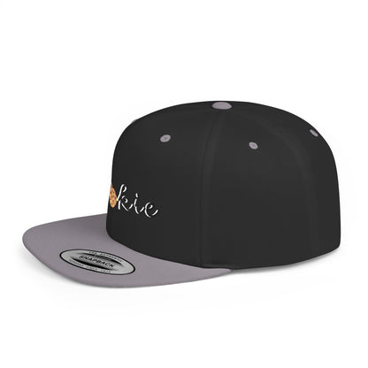 Trendy Cookie Flat Bill Snapback Cap – Adjustable, stylish hat for cookie lovers. Perfect gift for adults, birthdays, holidays, and streetwear fashion.