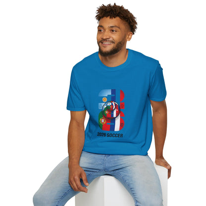 2026 Soccer World Flags T-Shirt | Football Tournament Graphic Tee