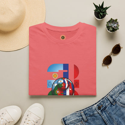 2026 Soccer World Flags T-Shirt | Football Tournament Graphic Tee