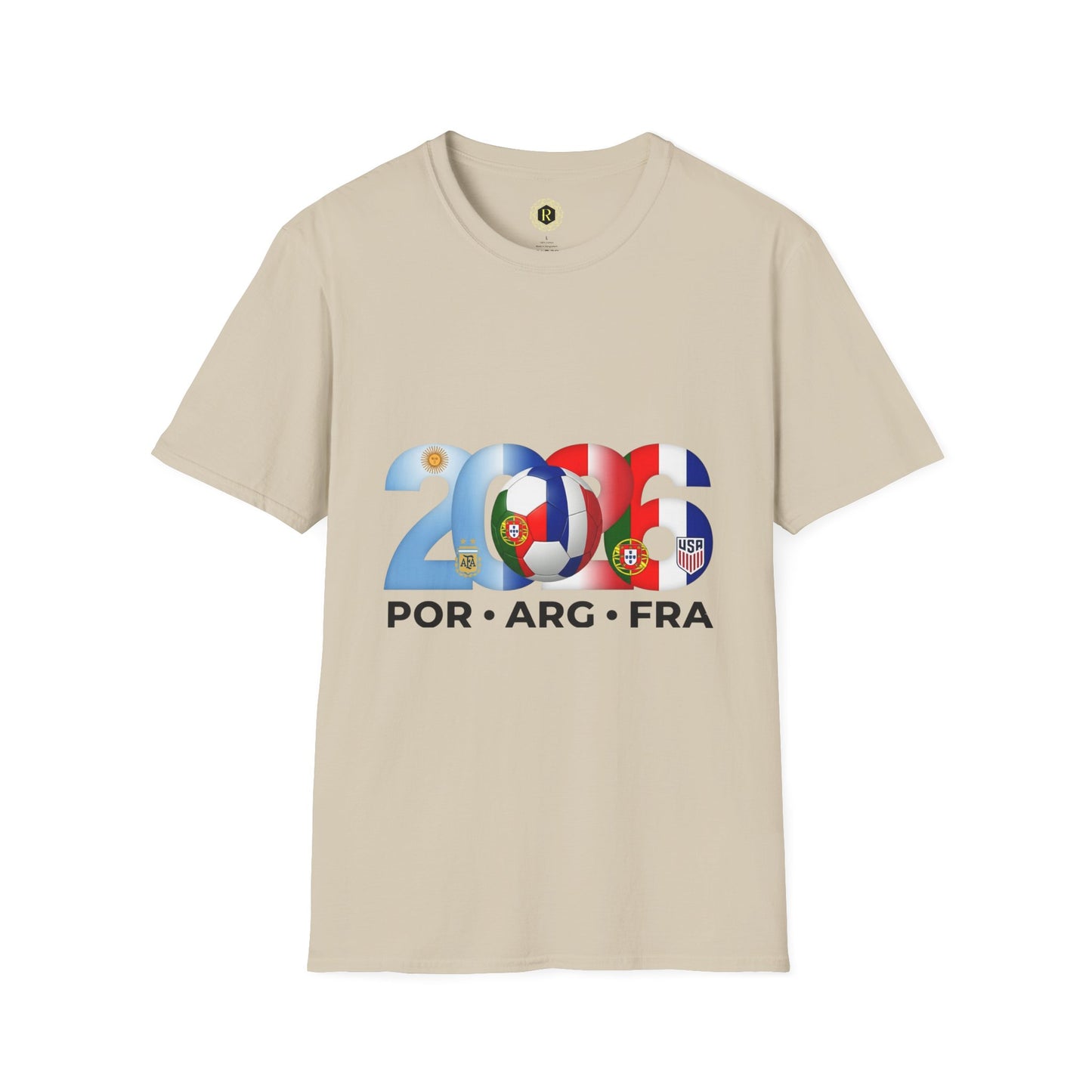 2026 Soccer Unisex Shirt | POR ARG FRA USA Football Tee