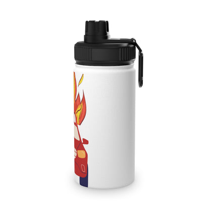 Kids Water Bottle - Fire Car Design