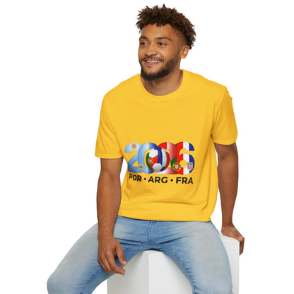 2026 Soccer Unisex Shirt | POR ARG FRA USA Football Tee