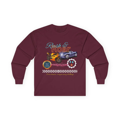 Drive & Roar Unisex Long Sleeve Tee – Car Enthusiast Gift - RizQ Life 