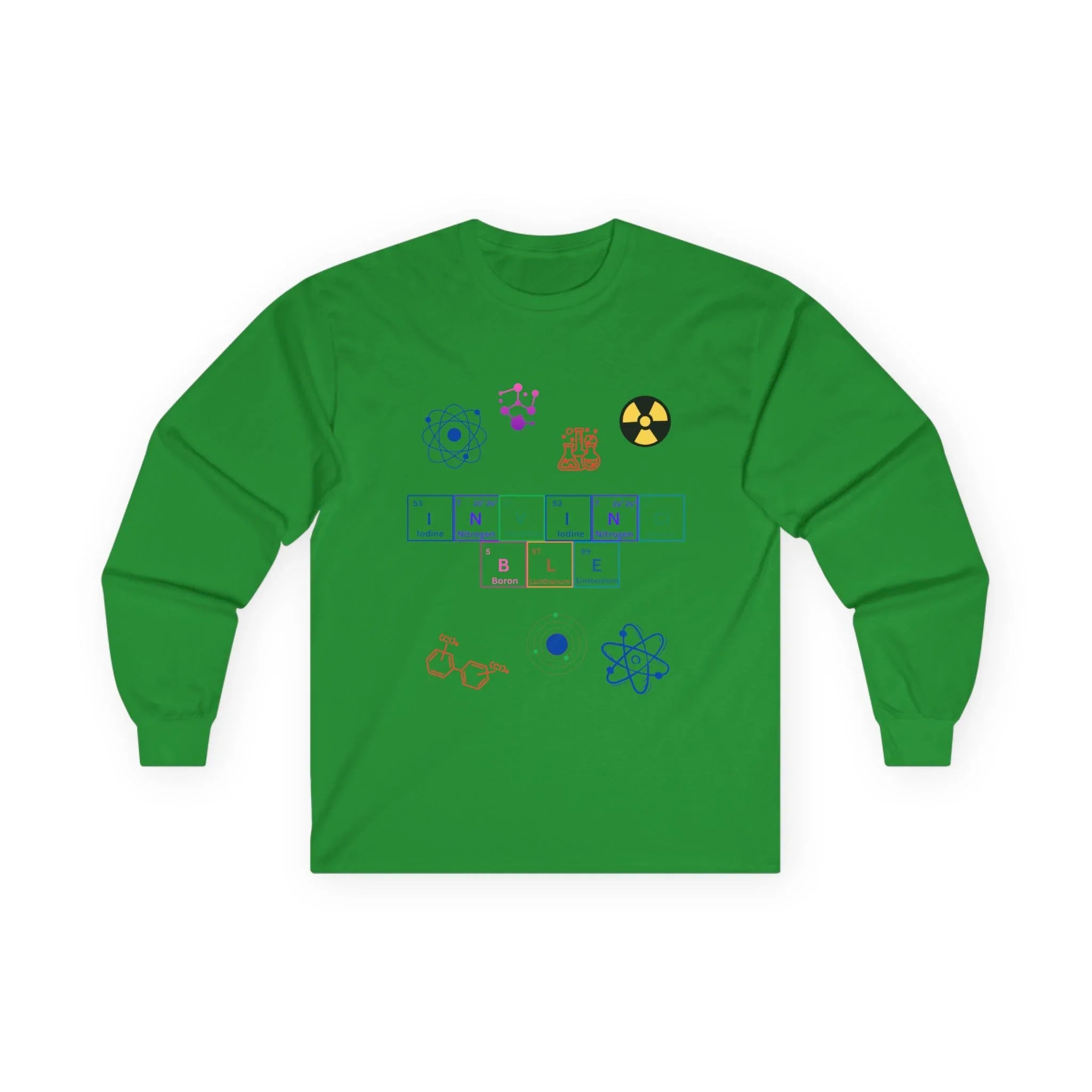 Invincible Long Sleeve Tee - Unisex Funny Science Shirt - RizQ Life 