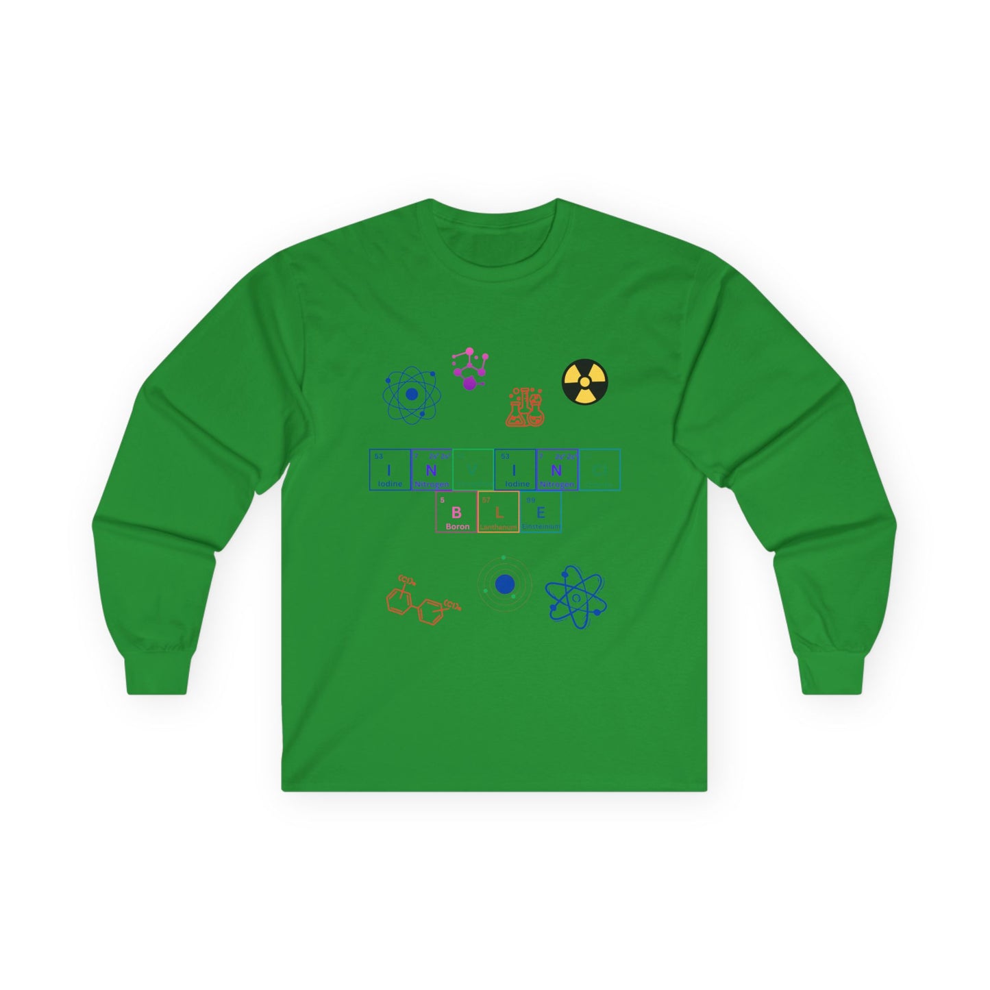 Invincible Long Sleeve Tee - Unisex Funny Science Shirt