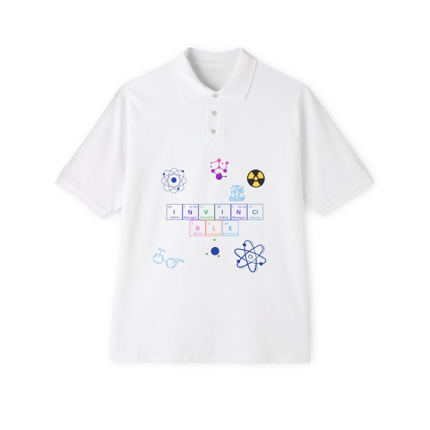 Piqué Polo - Invincible Science - STEM Enthusiasts - Men's Polo Shirt