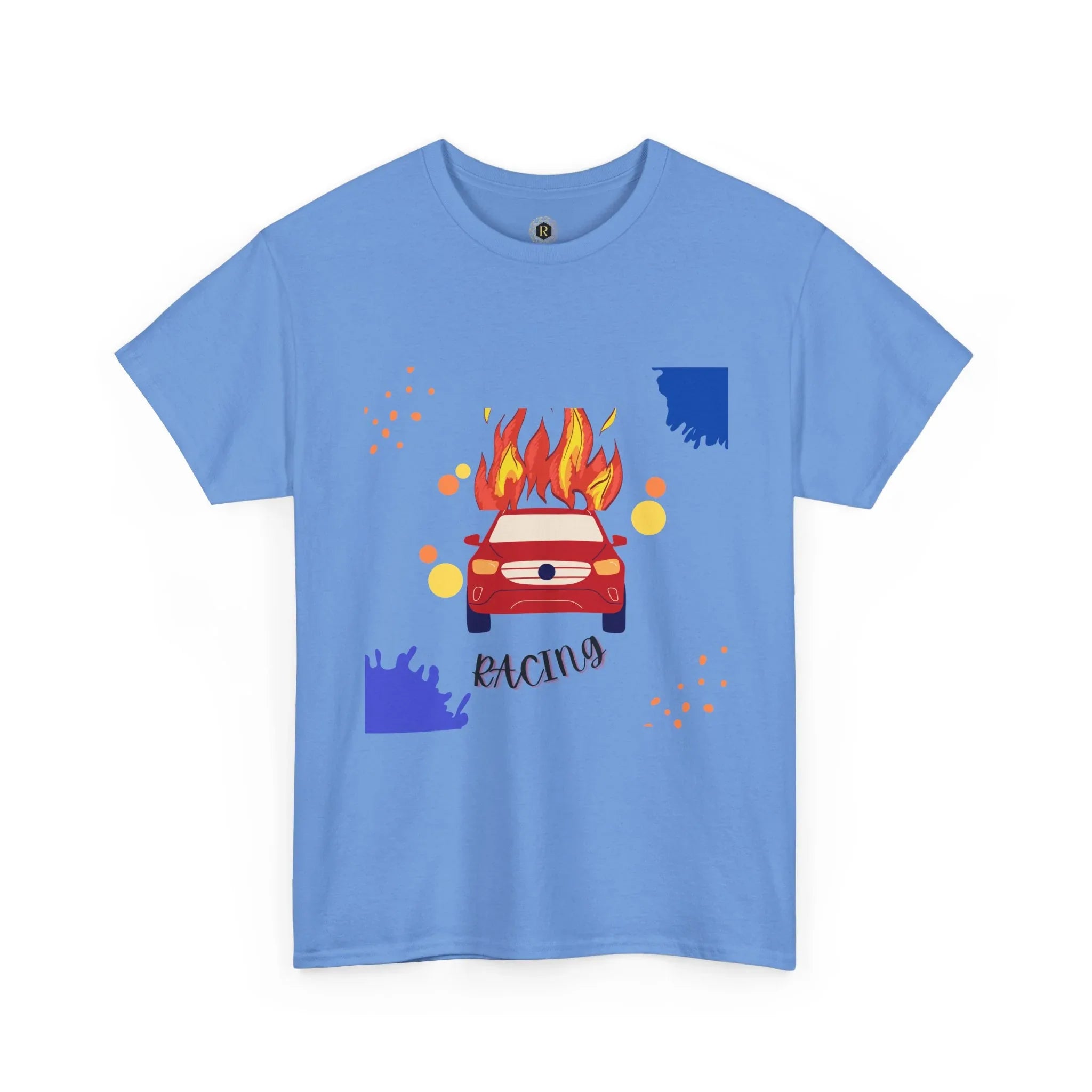 Unisex Racing Graphic T-Shirt – Heavy Cotton Car Racing Tee for Men & Women, Casual Motorsport Fan Shirt, Short Sleeve Top, Sizes S-5XL - RizQ Life 