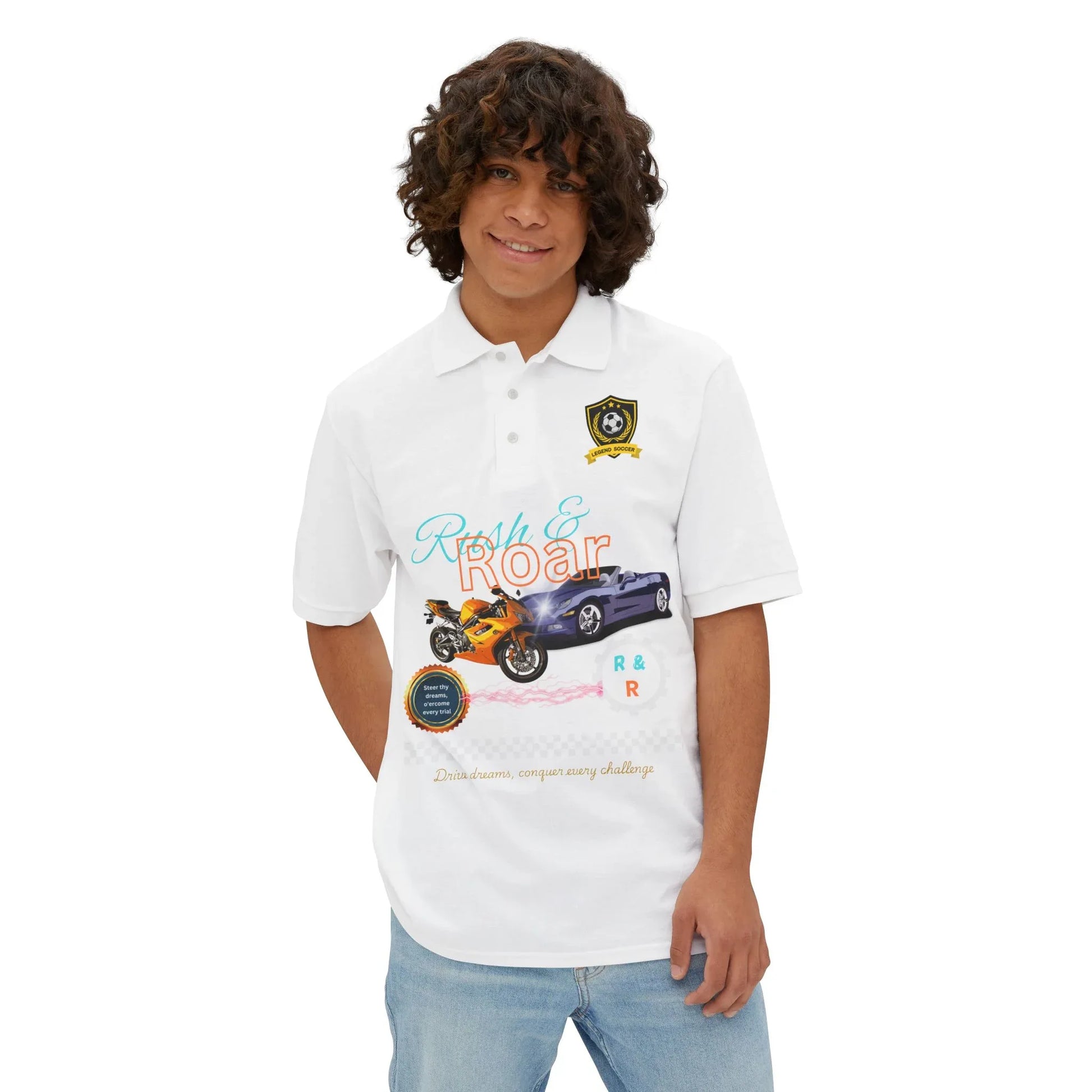 Graphic Men's Polo Shirt - RizQ Life 