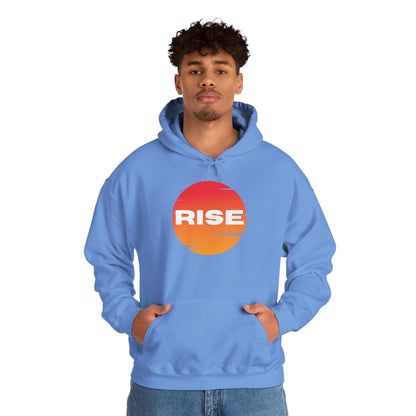 Men's Rise Sunset Hoodie - Comfortable Heavy Blend Sweatshirt