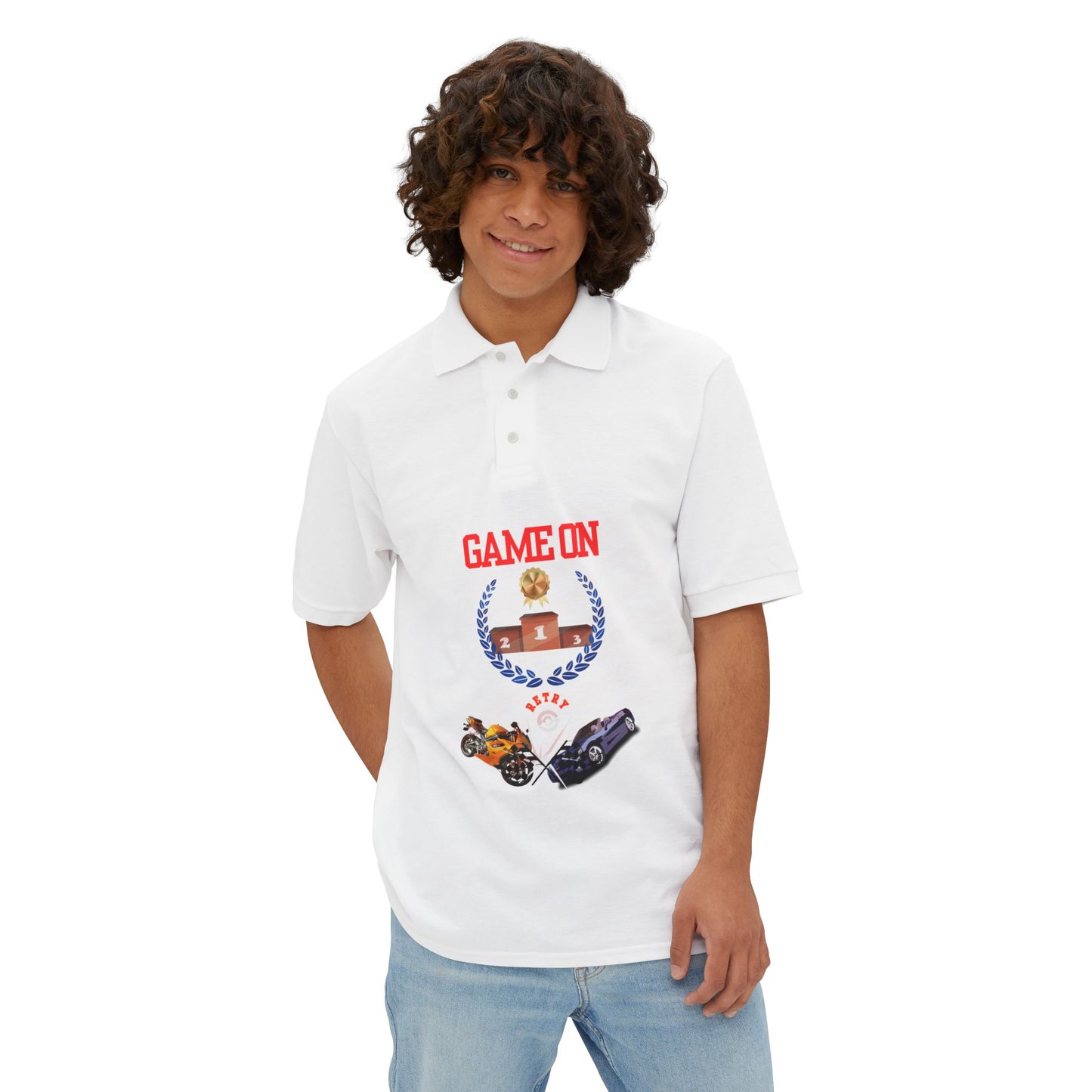 Men's Polo Shirt - Casual Sportswear Tee for Active Lifestyle