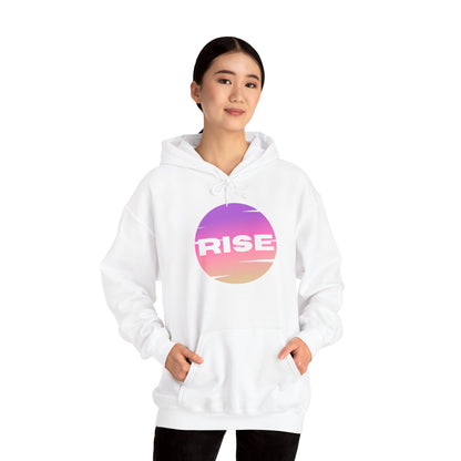 Women's Rise Graphic Hoodie - Cozy & Inspirational Sweatshirt