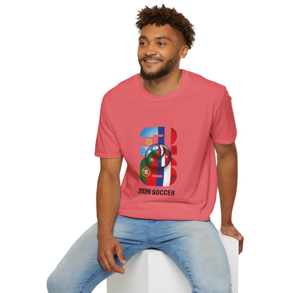 2026 Soccer World Flags T-Shirt | Football Tournament Graphic Tee