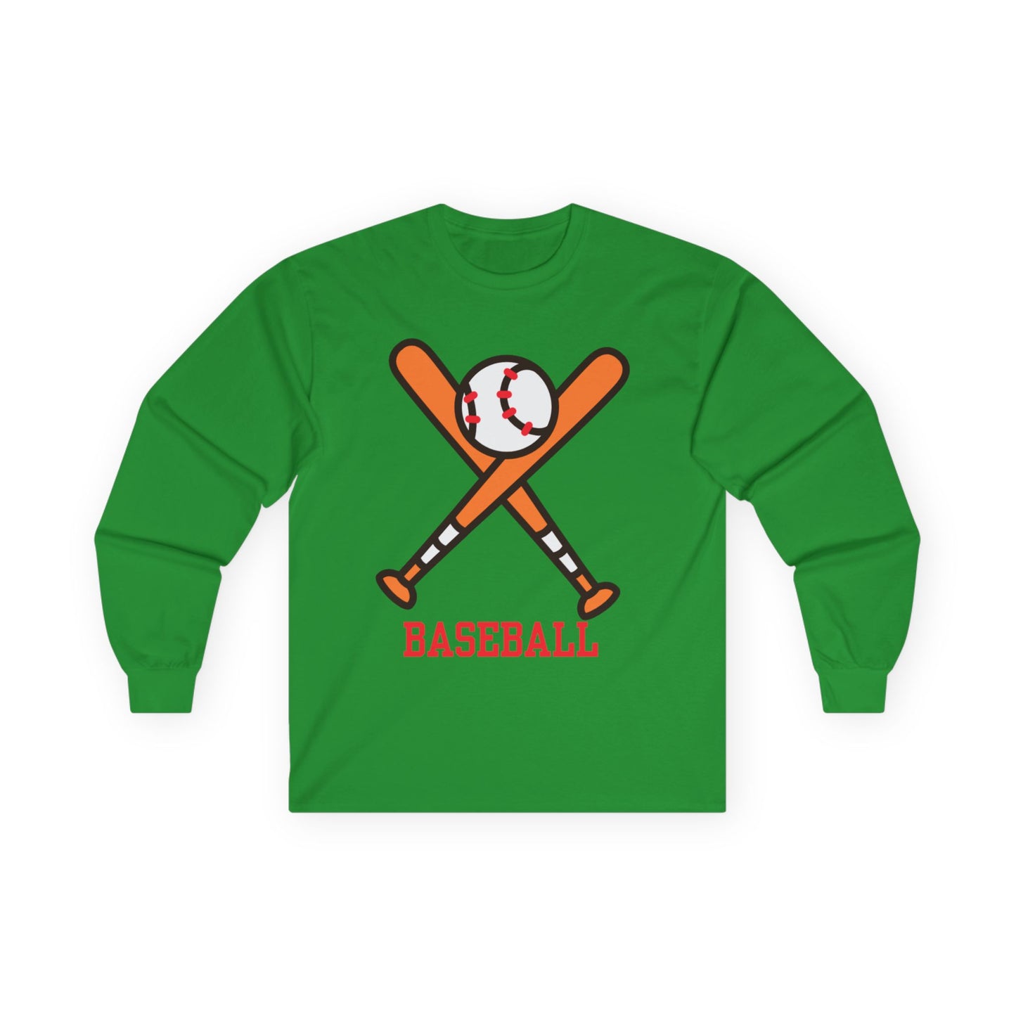 Baseball Theme Long Sleeve Tee
