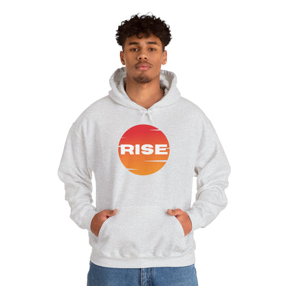 Men's Rise Sunset Hoodie - Comfortable Heavy Blend Sweatshirt