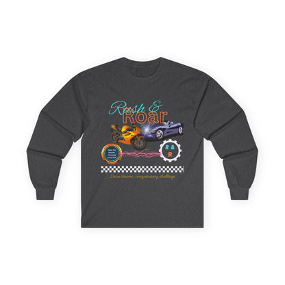 Drive & Roar Long Sleeve Tee - Car Enthusiast Gift - RizQ Life 