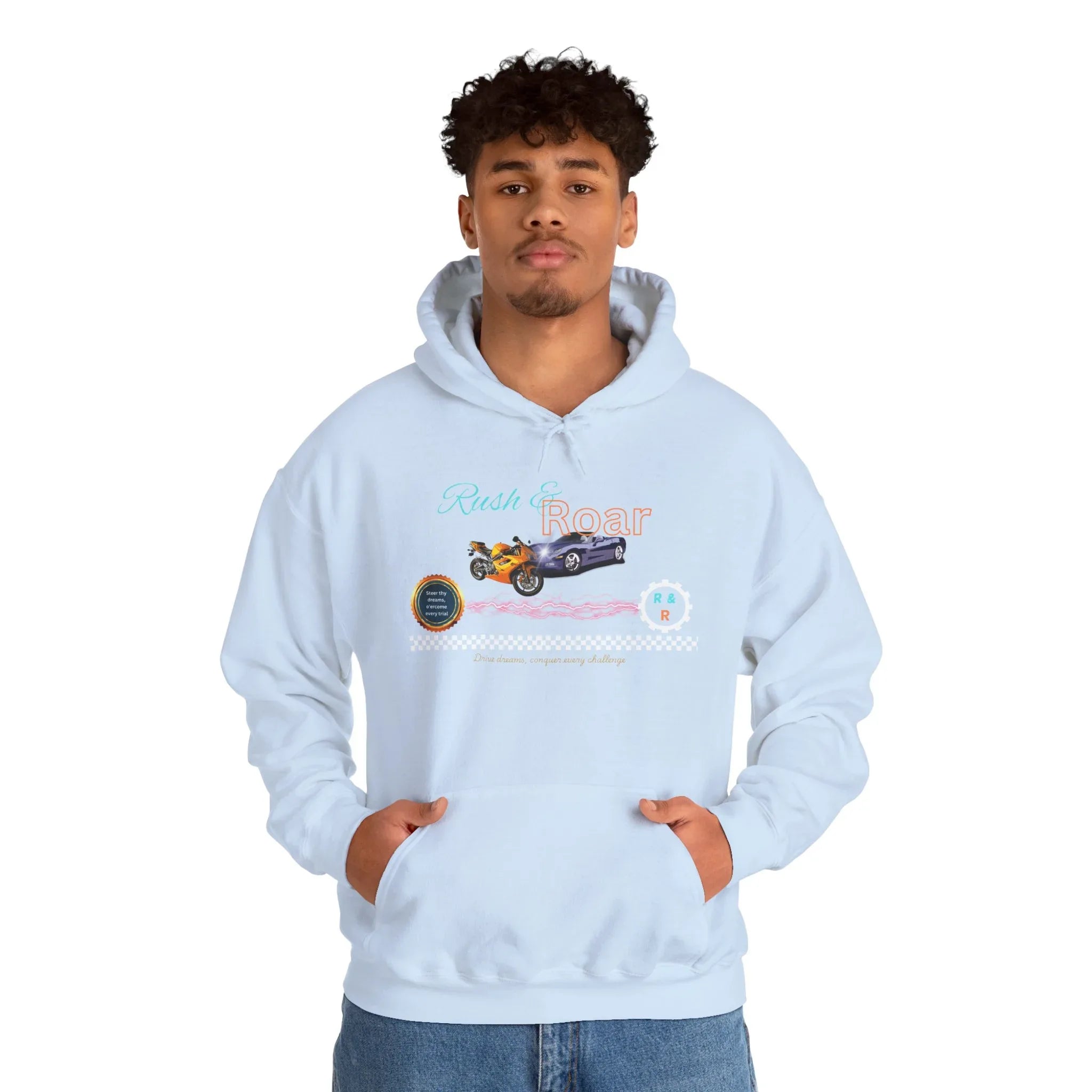 Vintage Car Hoodie - Cool and Cozy Unisex Sweatshirt for Road Trips - RizQ Life 
