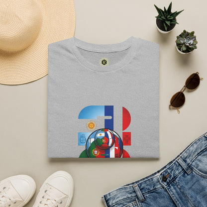 2026 Soccer World Flags T-Shirt | Football Tournament Graphic Tee