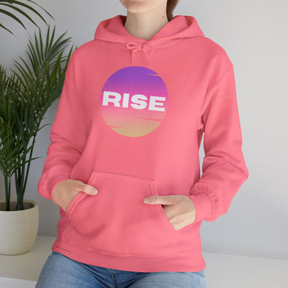 Women's Rise Graphic Hoodie - Cozy & Inspirational Sweatshirt
