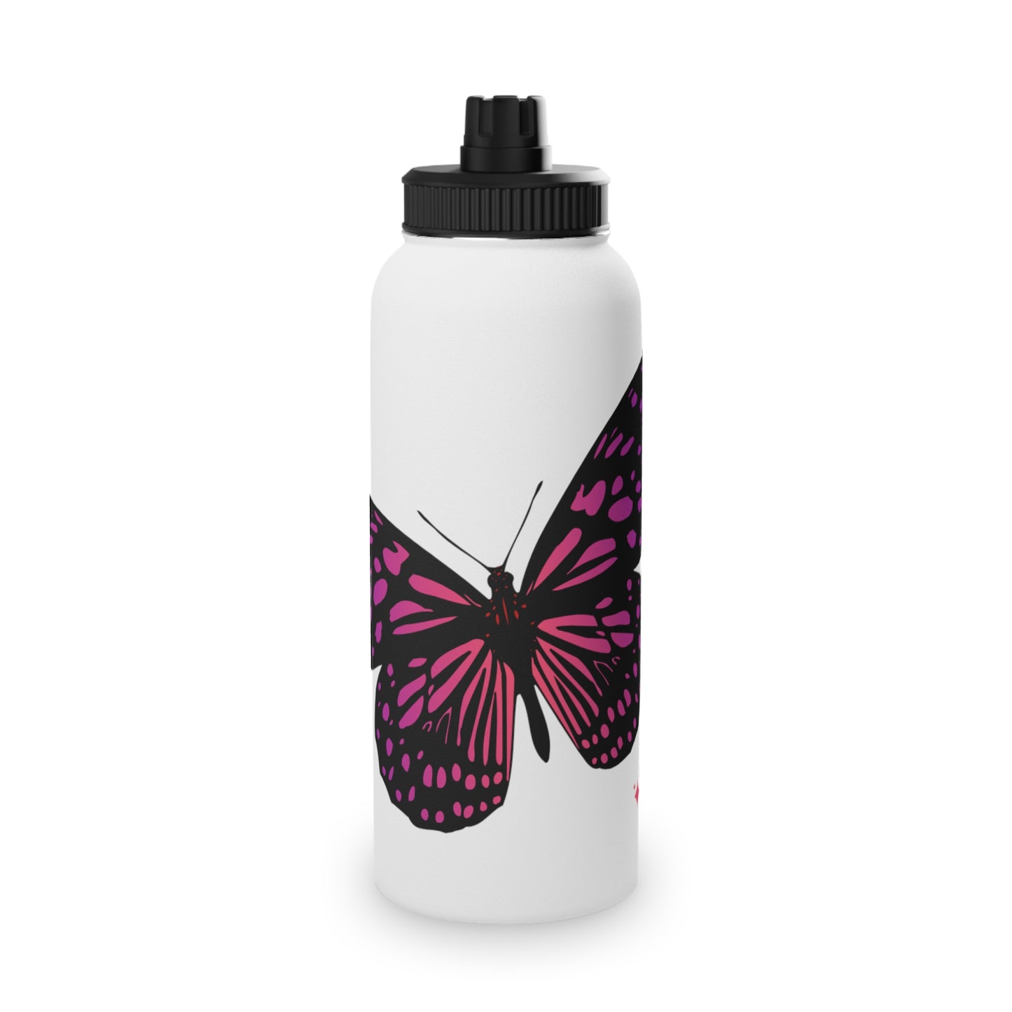 Butterfly Stainless Steel Water Bottle