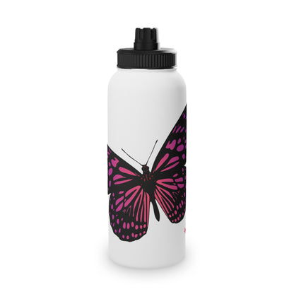 Butterfly Stainless Steel Water Bottle