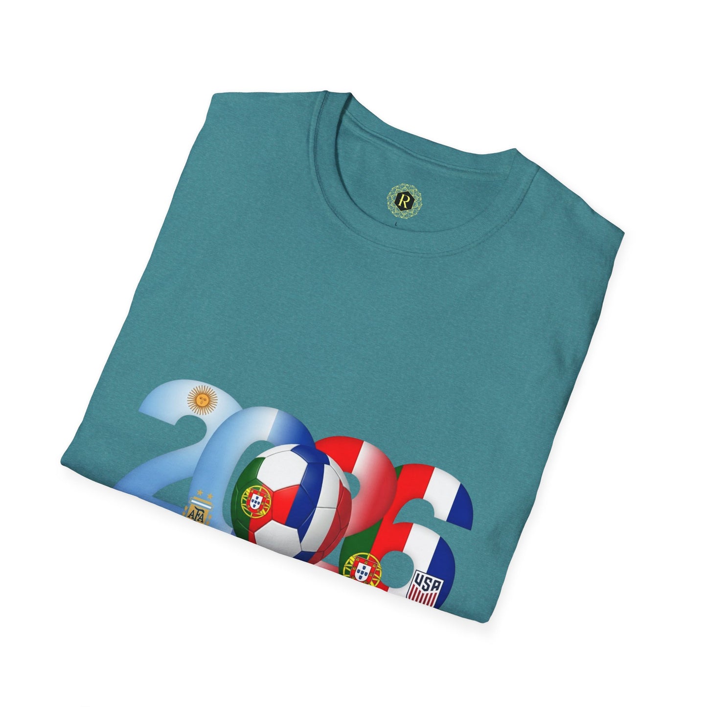 2026 Soccer Unisex Shirt | POR ARG FRA USA Football Tee
