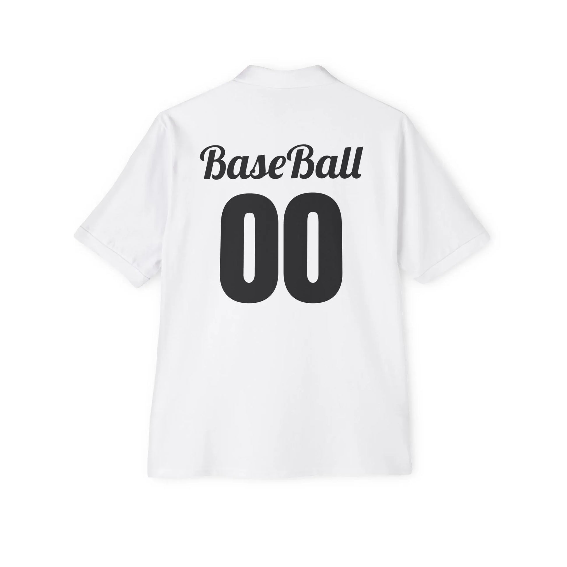 Men's Baseball Polo - Graphic Bat and Ball Design - RizQ Life 