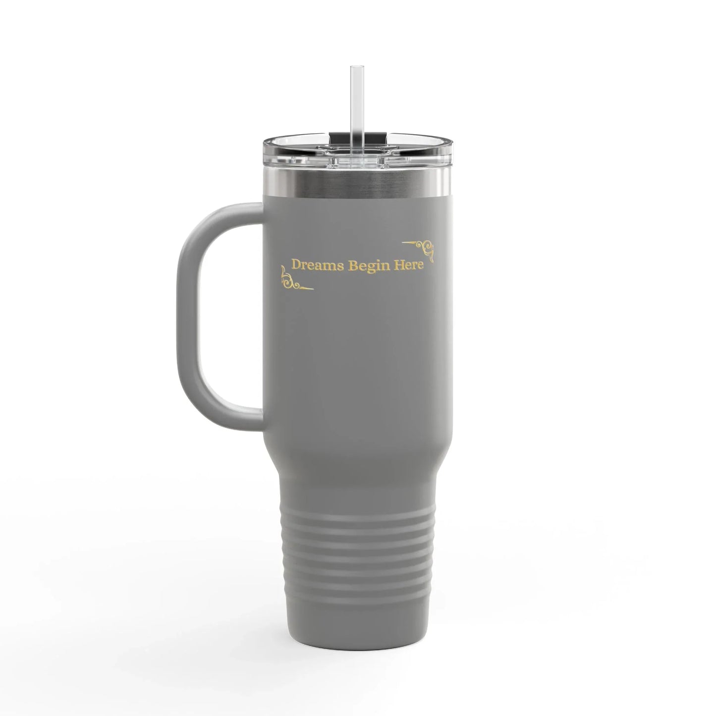RizQ Life 40oz Insulated Travel Tumbler with Handle