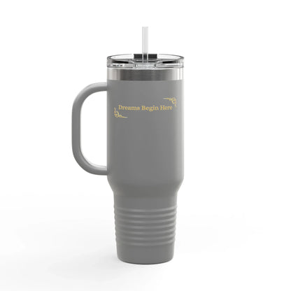 RizQ Life 40oz Insulated Travel Tumbler with Handle