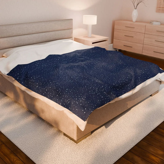 Cozy Velveteen Plush Blanket, Soft Throw Blanket for Home Decor, Perfect for Gifts, Christmas, Winter Evenings, Cozy Nights - RizQ Life 