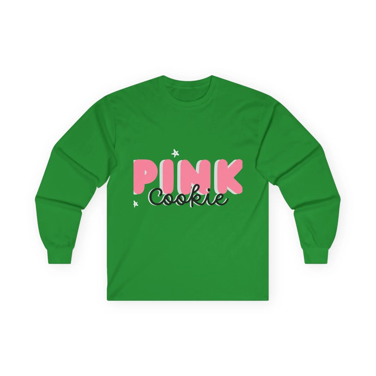 Pink Cookie Long Sleeve Tee - Sweet Treat Vibe - RizQ Life 