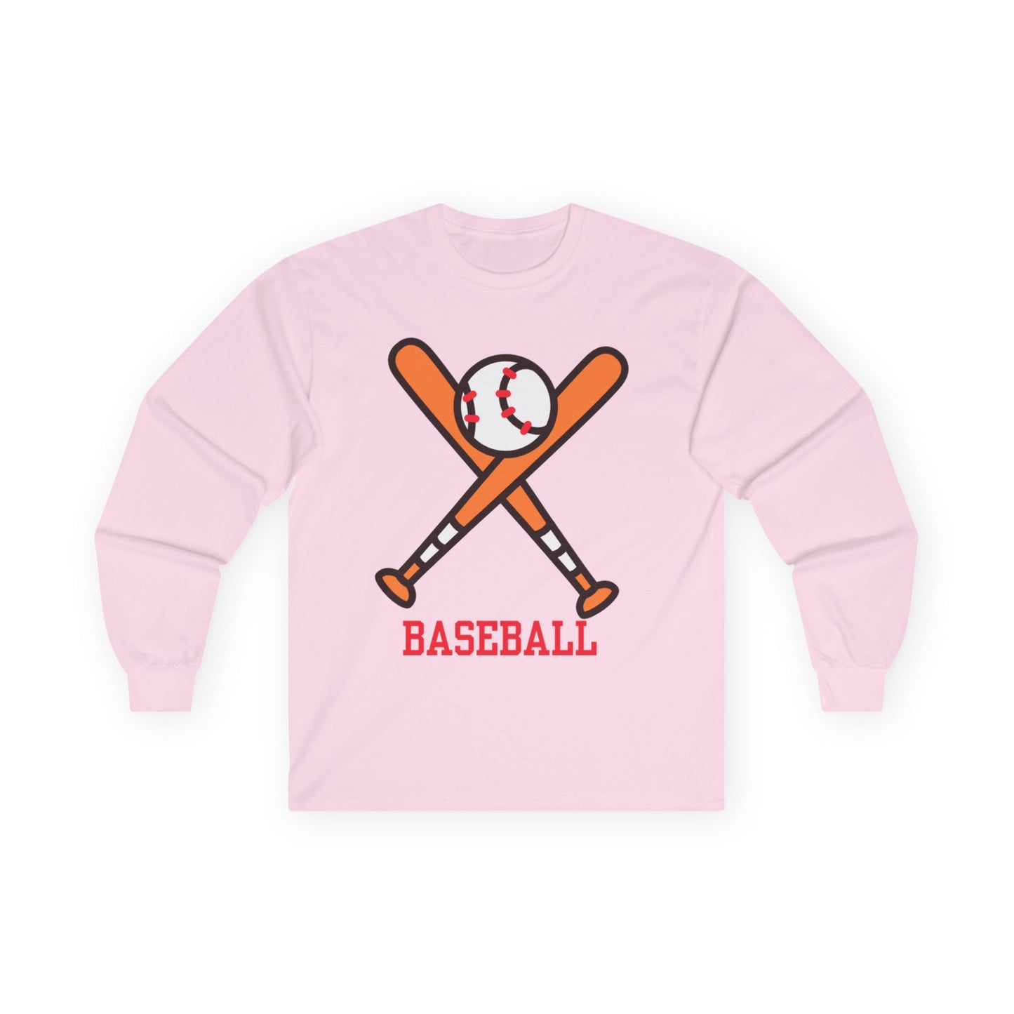 Baseball Theme Long Sleeve Tee