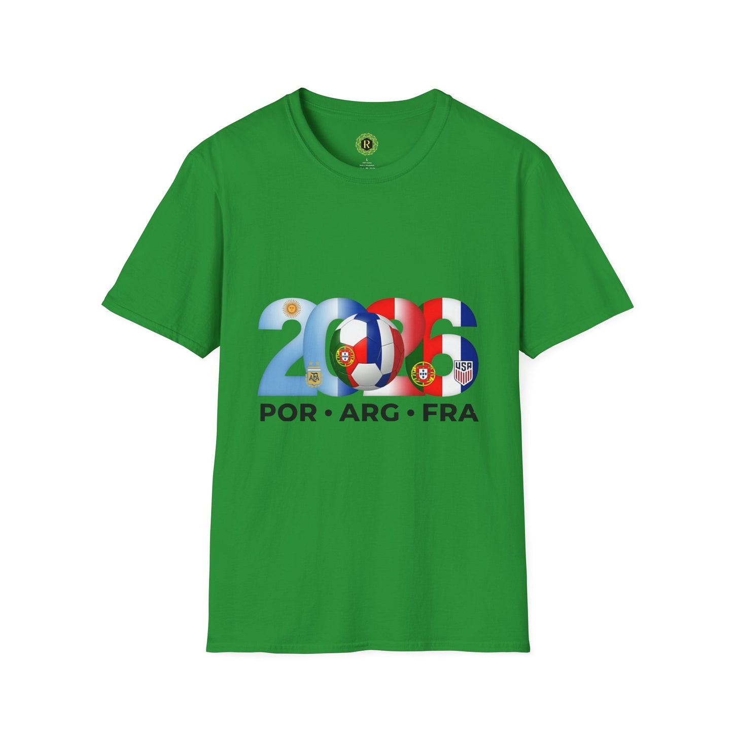 2026 Soccer Unisex Shirt | POR ARG FRA USA Football Tee