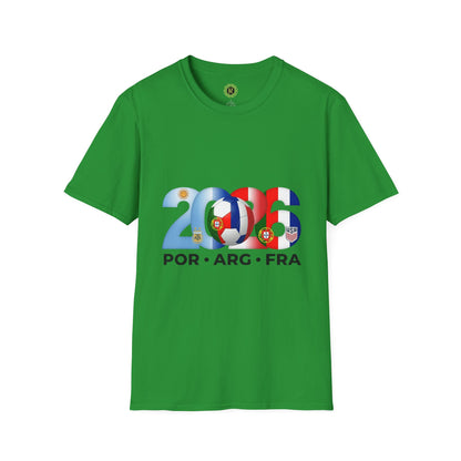2026 Soccer Unisex Shirt | POR ARG FRA USA Football Tee
