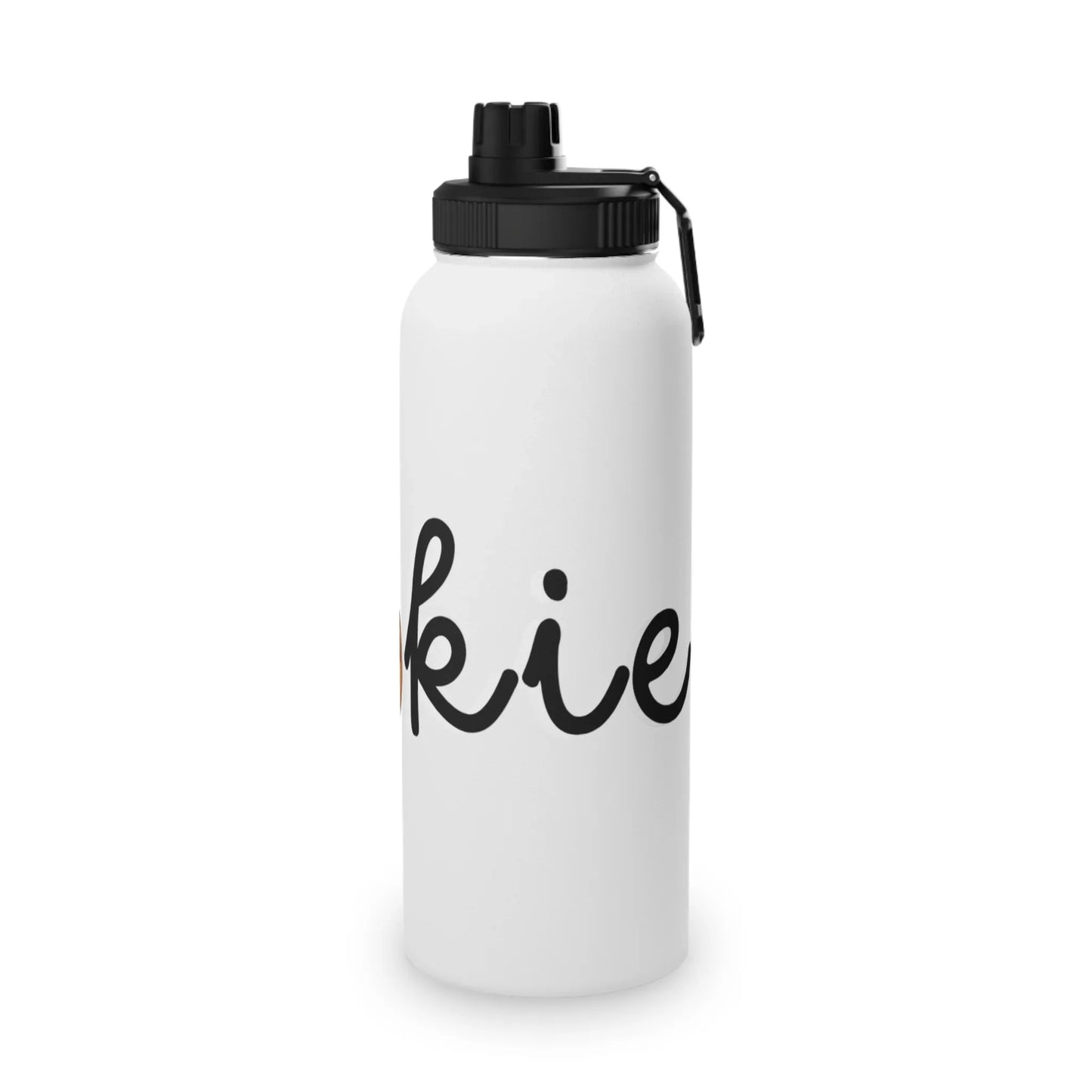Cookie Stainless Steel Water Bottle, Sports Lid - RizQ Life 