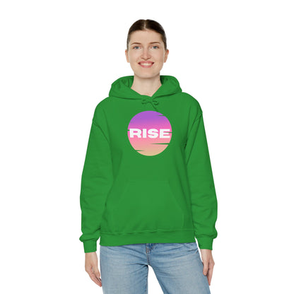 Women's Rise Graphic Hoodie - Cozy & Inspirational Sweatshirt