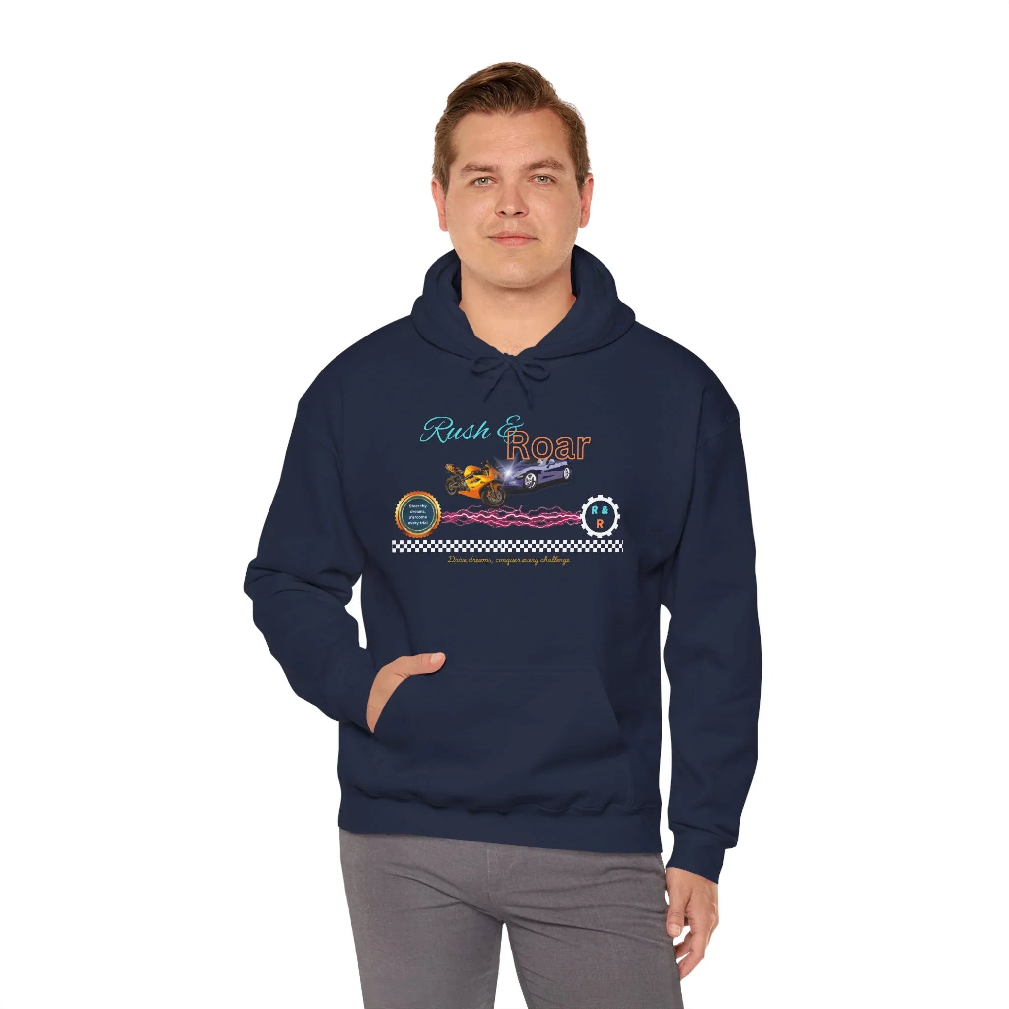Vintage Car Hoodie - Cool and Cozy Unisex Sweatshirt for Road Trips - RizQ Life 