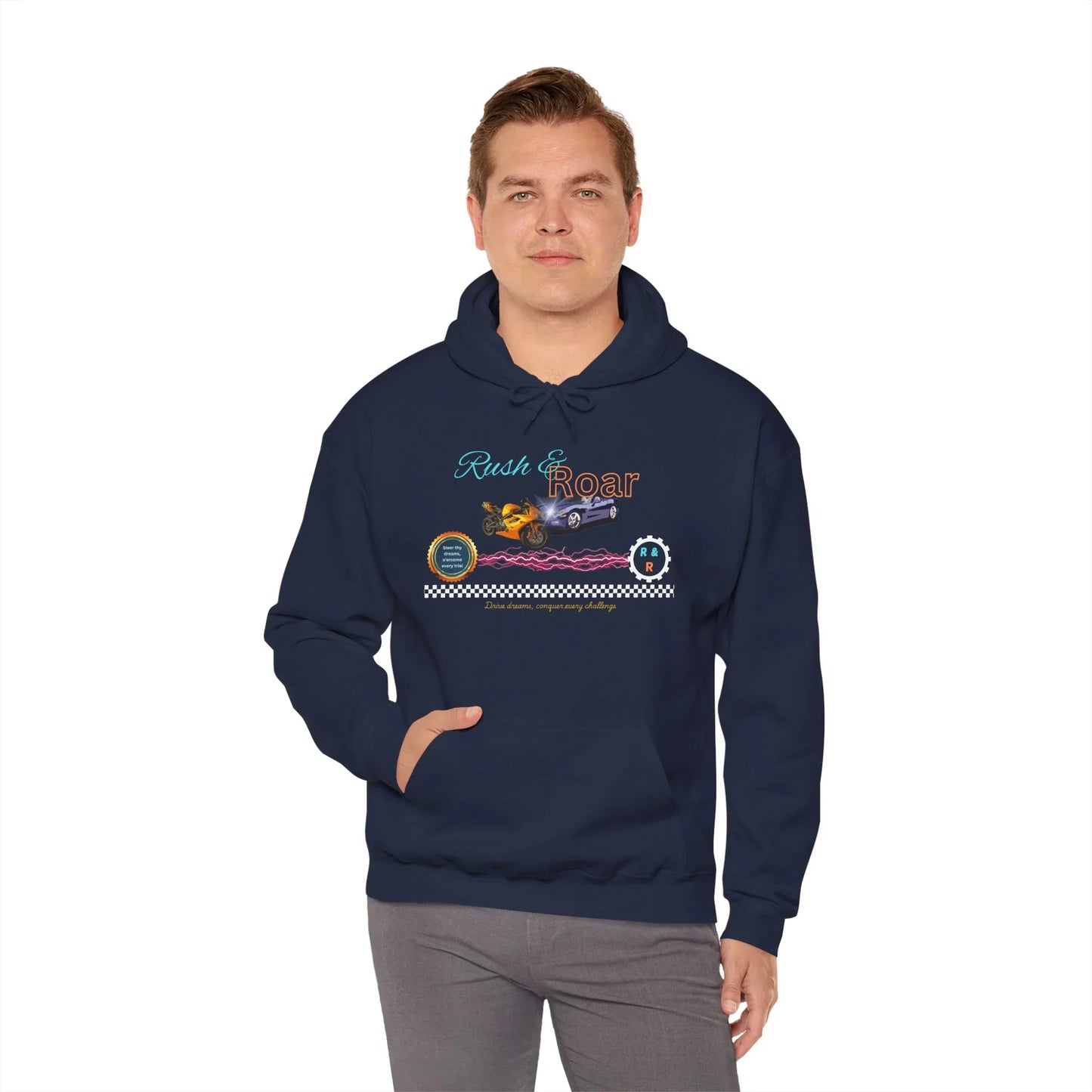 Vintage Car Hoodie - Cool and Cozy Unisex Sweatshirt for Road Trips - RizQ Life 