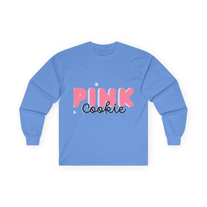 Pink Cookie Long Sleeve Tee - Sweet Treat Vibe - RizQ Life 
