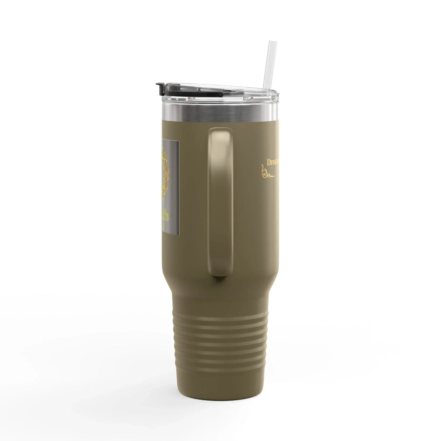 RizQ Life 40oz Insulated Travel Tumbler with Handle